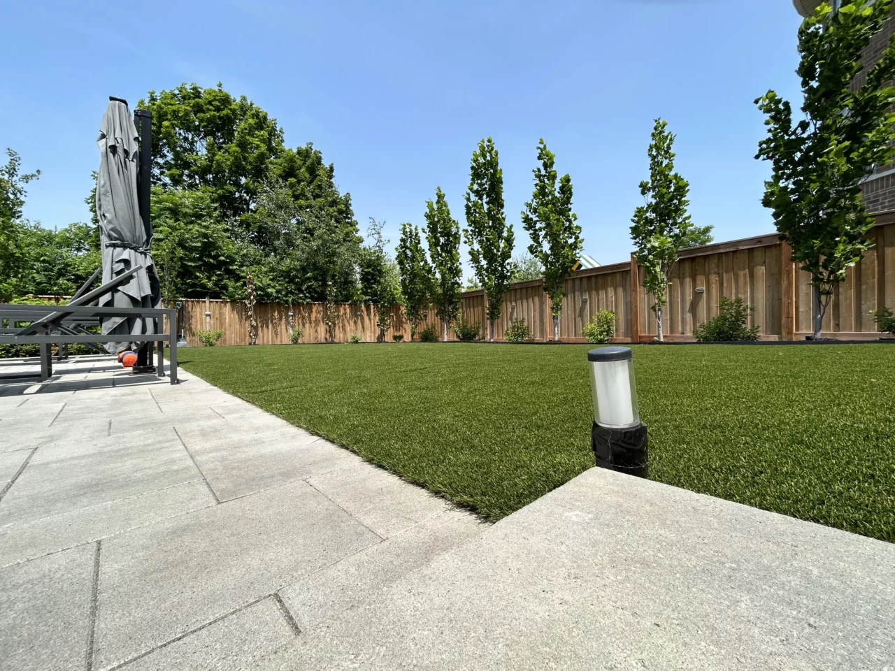 Completed artificial turf project in Brampton